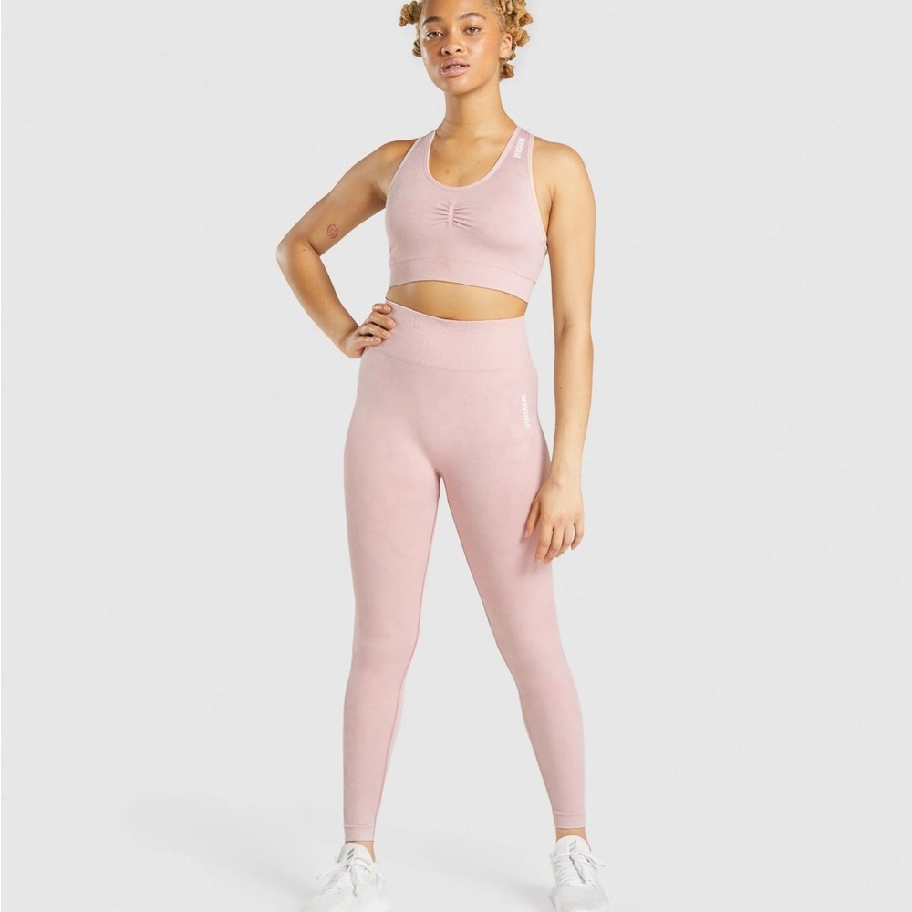 Gymshark Pink Seamless High-Waist Leggings